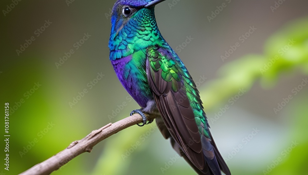 Fototapeta premium hummingbird on a branch