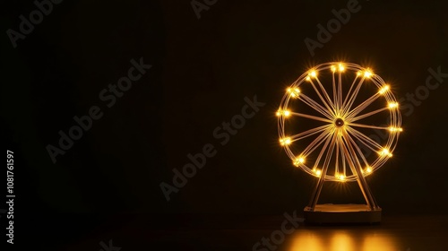 Ferris wheel-shaped LED light