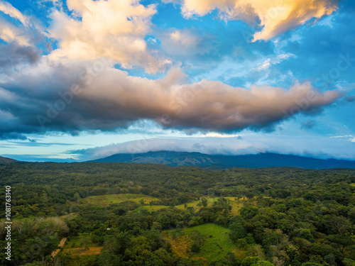 Rincon de La Vieja Volcano landscape, Costa Rica photo