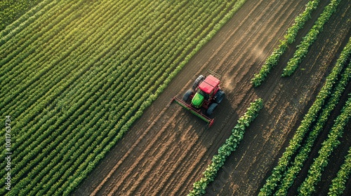 Farmers practicing regenerative techniques, ensuring long-term sustainability photo