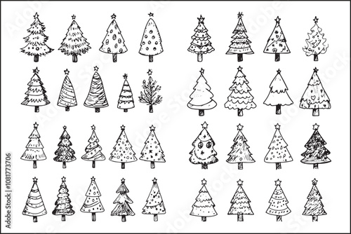 Christmas Tree Silhouettes.
Christmas Decorations.
Holiday Decor Bundle.
Christmas Tree Set.
Festive Silhouettes.
Christmas Crafts.
Holiday Tree Shapes.