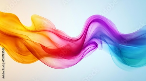 Wave abstract background with colorful colors