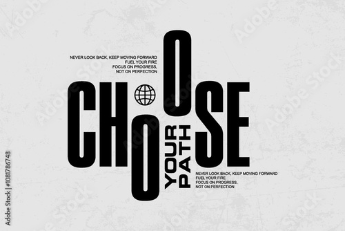 Modern streetwear graphic design t-shirt print design template