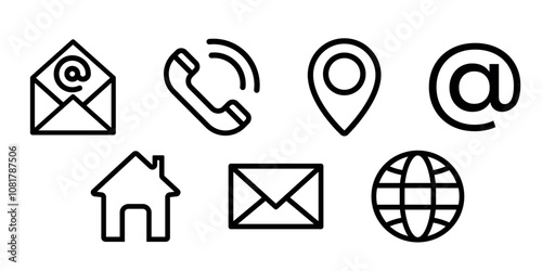 Contacts and Data Icons Big Set