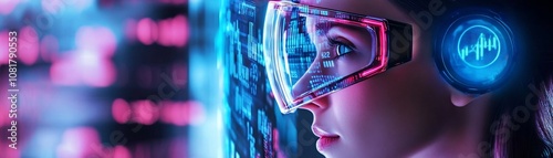 Futuristic Holographic Shie...