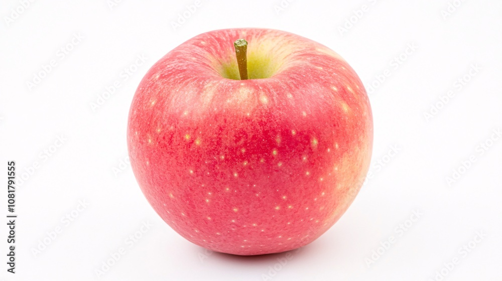 15.A perfectly shaped pink Fuji apple, isolated on a white background, showing off its glossy, smooth skin and the gentle transitions between its pink, red, and green hues. The bright, clean 15.A perfectly shaped pink Fuji apple, isolated on a white background, showing off its glossy, smooth skin and the gentle transitions between its pink, red, and green hues. The bright, clean