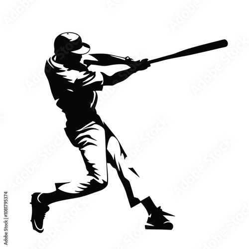 A baseball player is swinging a bat. The player is wearing a helmet and a baseball glove. The bat is in the air and the player is in motion