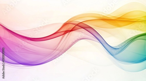 Wallpaper Mural Wave abstract background with colorful colors Torontodigital.ca