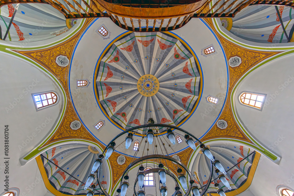 Interior of the Koprulu Mehmet Pasa Mosque in the old town of Safranbolu in Turkey.