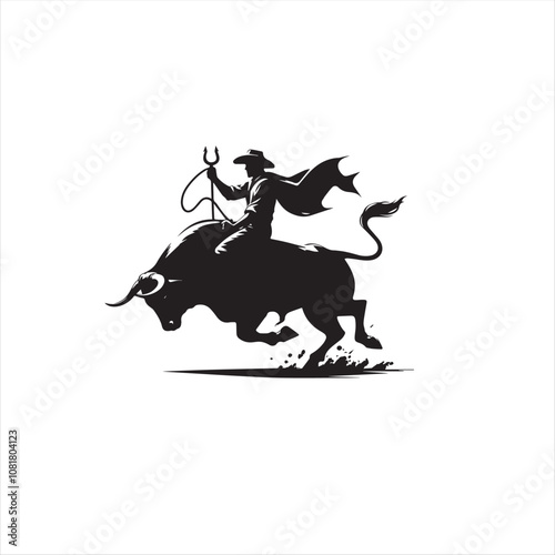 bull, matador, Corrida, people and bull silhouette, plaza de toros silhouette, vector plaza de toros,
bull and rider silhouette