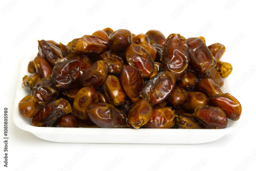 dates isolated on white background dates isolated on white background
