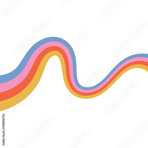 Retro Hippie Rainbow