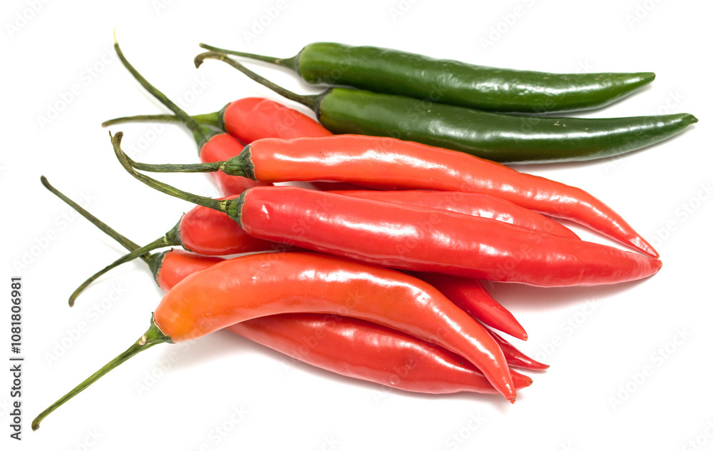 chili pepper on a white background chili pepper on a white background