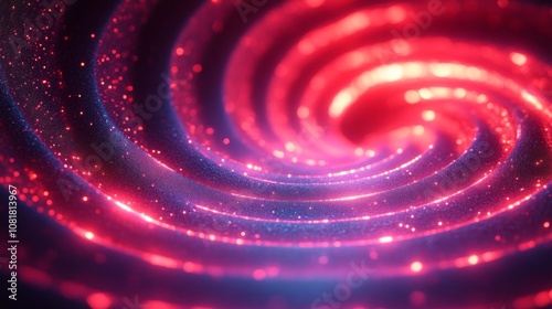Captivating cosmic swirl abstract design digital art vibrant colors close-up view visual concept for astounding imagery and digital creativity