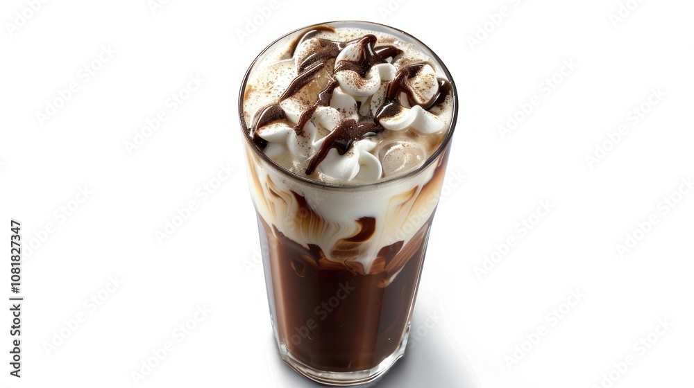 Chocolate Drink with Whipped Cream Chocolate Drink with Whipped Cream