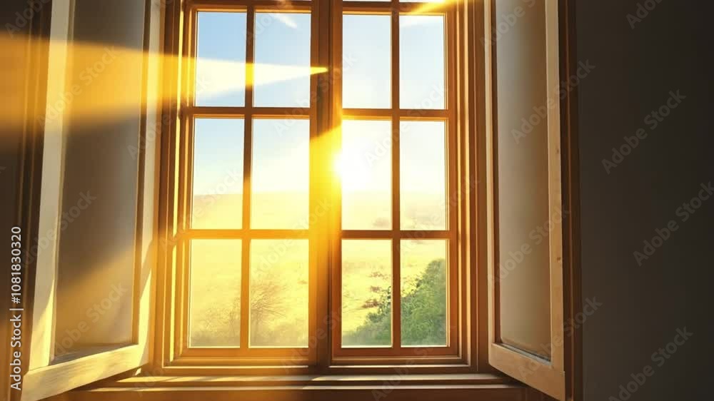 Sunlight Through Window