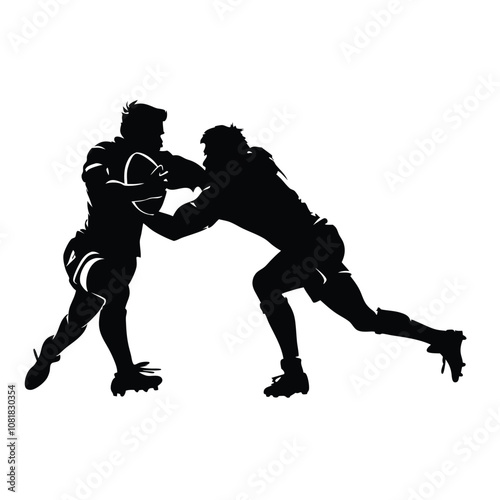 Two men are fighting in a boxing ring. One man is wearing a black shirt