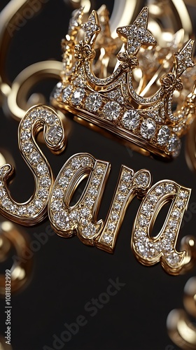 Shimmering crown for Sara