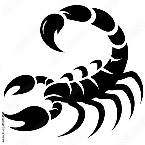 Scorpion symbol silhouette