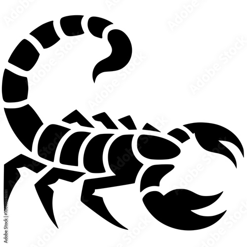 Scorpion symbol silhouette