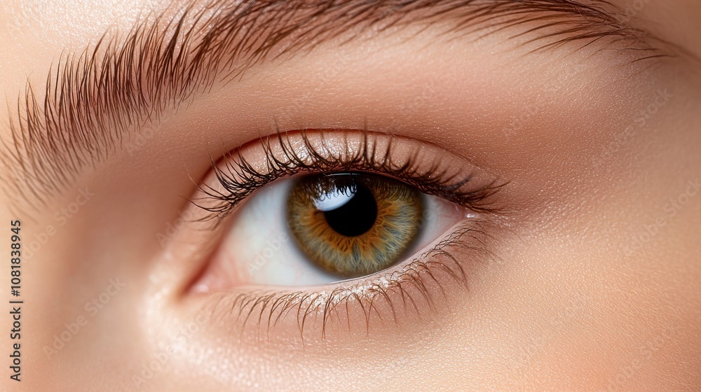 Detailed Close-Up of a Human Eye in High Resolution Detailed Close-Up of a Human Eye in High Resolution