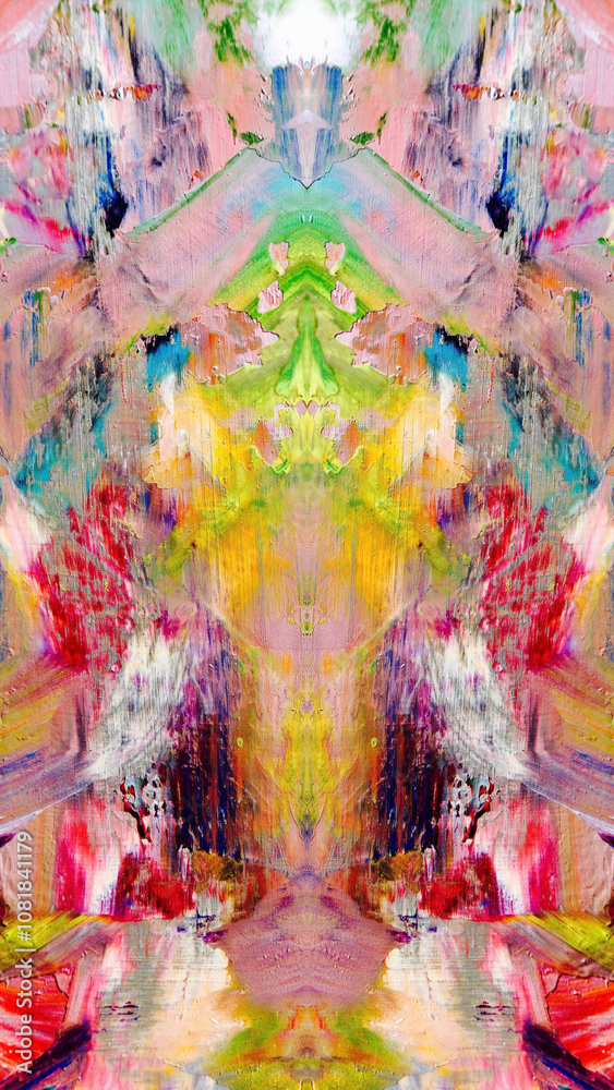 Fototapeta premium Abstract art background . Hand painting artwork on canvas 