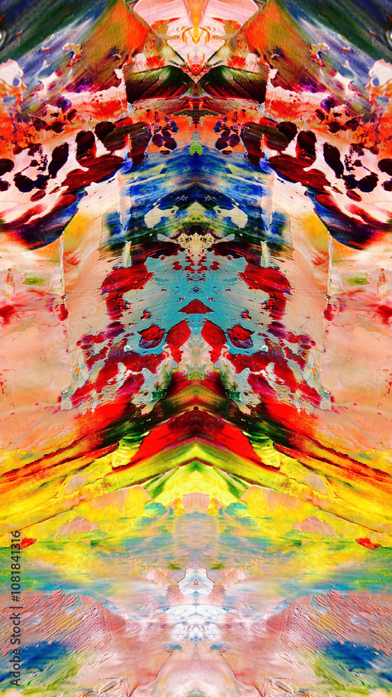 Fototapeta premium Abstract art background . Hand painting artwork on canvas