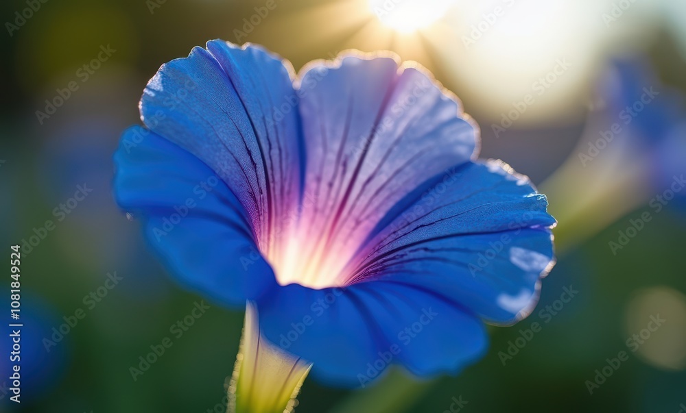 Close-up of a vibrant blue flower Close-up of a vibrant blue flower