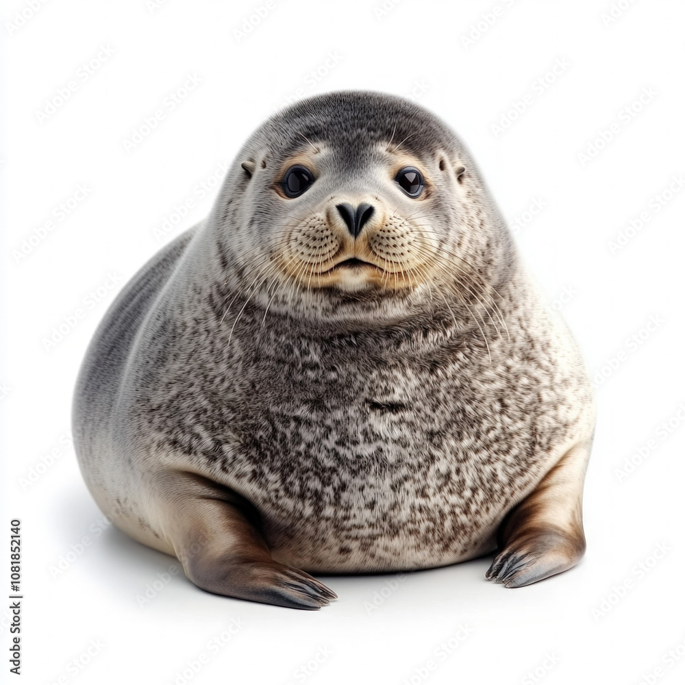 Naklejka premium Grey Seal Isolated