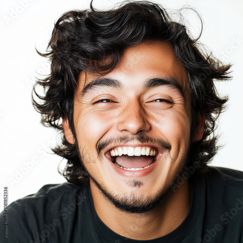 Happy Indian Man Isolated