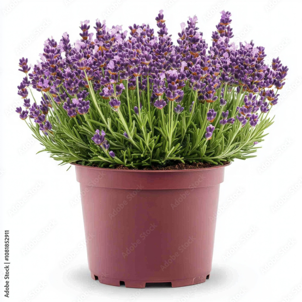 Fototapeta premium Lavender Plant Isolated