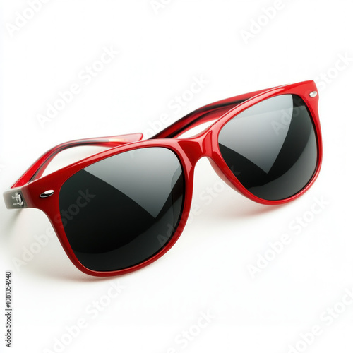 Red Sunglasses Isolated