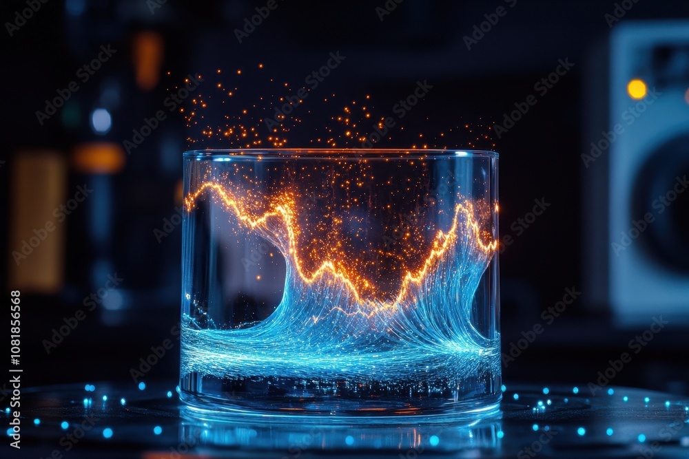 Narrow gamma waves illuminating the mind, enhancing focus and creativity in a vibrant, energetic atmosphere. Narrow gamma waves illuminating the mind, enhancing focus and creativity in a vibrant, energetic atmosphere.