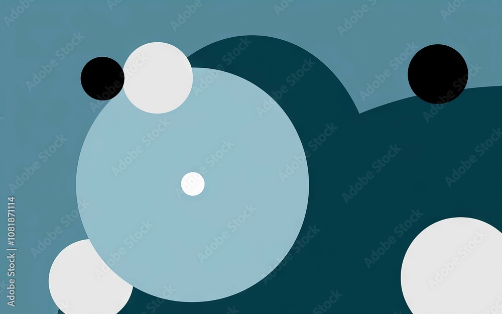 Abstract circle design. Serene teal circlescape evokes calm; balance, harmony. Simple yet impactful. Abstract circle design. Serene teal circlescape evokes calm; balance, harmony. Simple yet impactful.