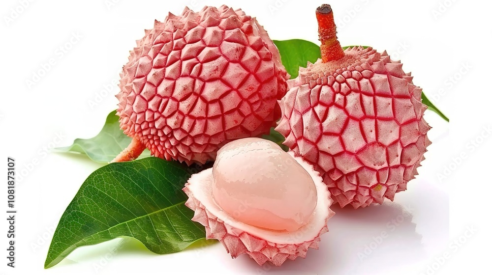 Fresh Lychee - a vibrant and exotic visual. The fresh lychee showcases its juicy texture and inviting appearance. Fresh Lychee - a vibrant and exotic visual. The fresh lychee showcases its juicy texture and inviting appearance.