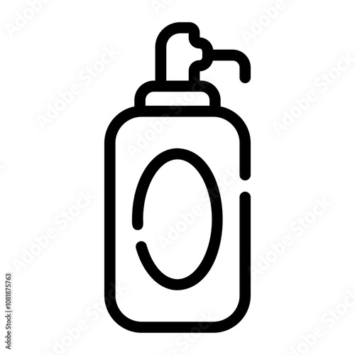 shampoo Line Icon