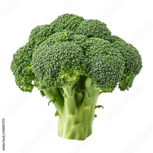 Fresh Broccoli Displayed on a Rustic Wooden Table, Perfect for Promoting Healthy Eating and Cooking Ideas, on the transparent background photo