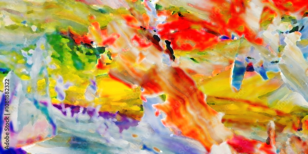 Fototapeta premium Abstract art background . Hand painting artwork on canvas