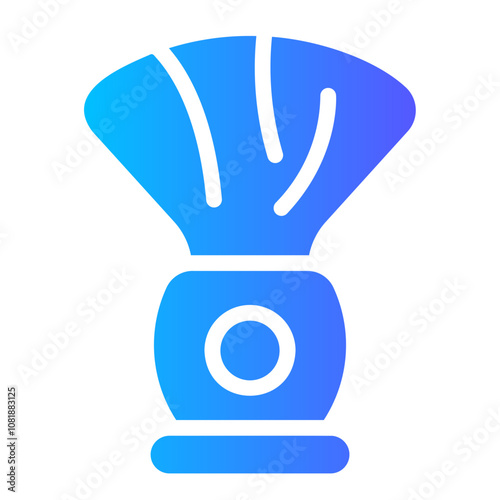 shaving brush Gradient icon
