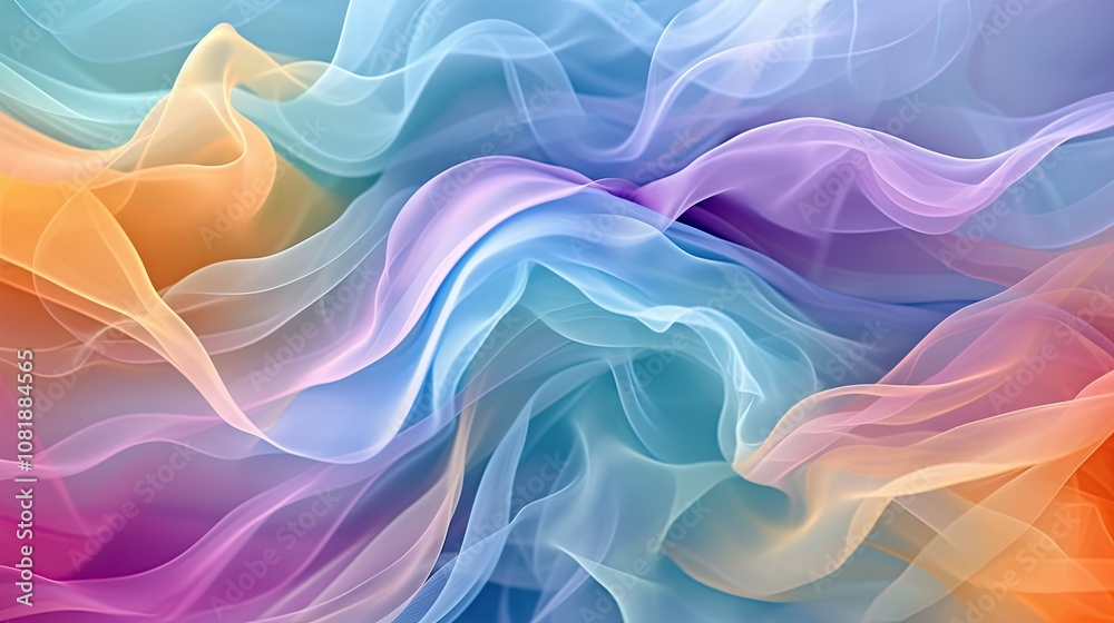 abstract colorful background wavy