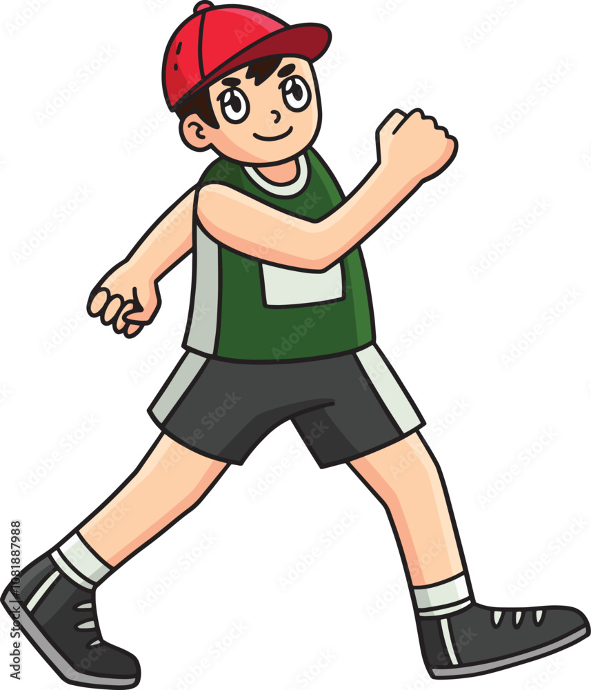 Track and Field Athlete Race Walking Clipart Track and Field Athlete Race Walking Clipart