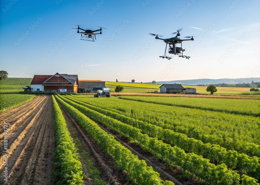 Innovative Smart Farming: Advanced Technology in Agriculture with Drones, Sensors, and Automated Machinery Enhancing Crop Management and Livestock Efficiency Innovative Smart Farming: Advanced Technology in Agriculture with Drones, Sensors, and Automated Machinery Enhancing Crop Management and Livestock Efficiency