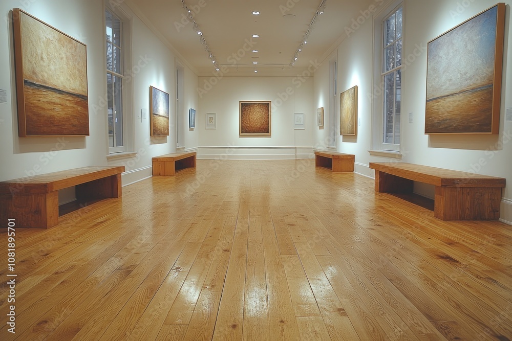 Obraz premium Art Gallery Interior