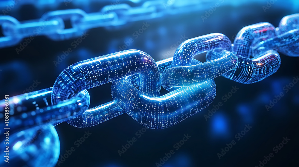 Blockchain technology action digital environment graphic content trust-building concept visual representation Blockchain technology action digital environment graphic content trust-building concept visual representation