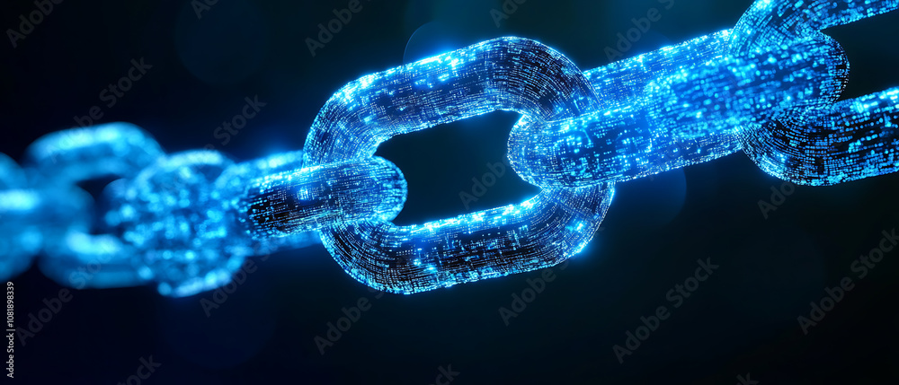 Exploring blockchain technology digital trust in action virtual space infographic abstract view connectivity concept