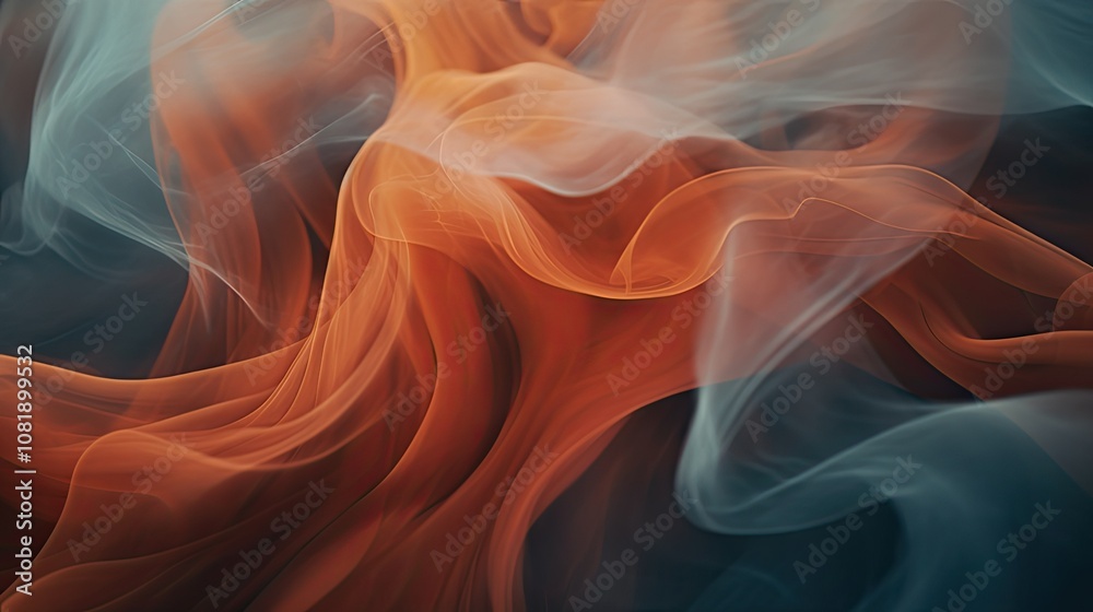Macro shot of abstract wavy patterns formed by pouring liquid soap Macro shot of abstract wavy patterns formed by pouring liquid soap