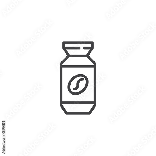Coffee Can line icon