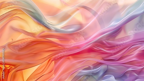 soft abstract silk wave background