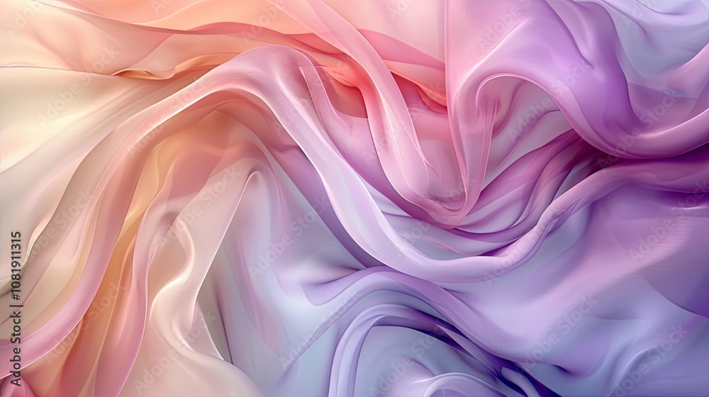 Obraz premium soft abstract silk wave background