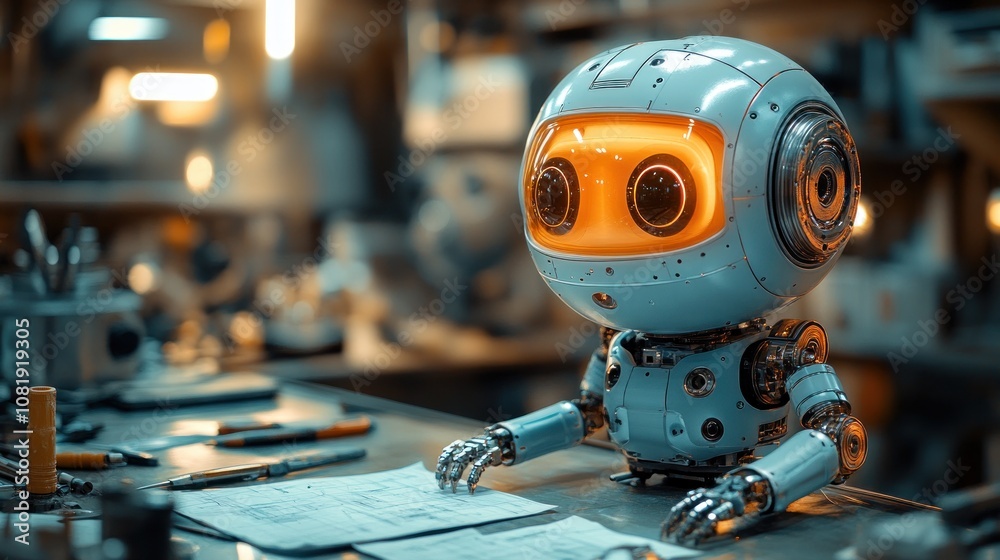 Fototapeta premium Robot Engineer